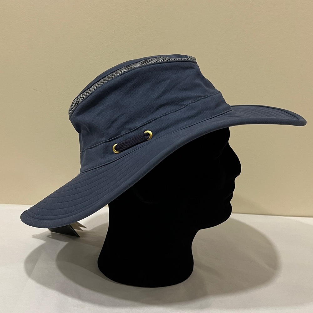 TILLEY MODEL T4MO-1 AIRFLO HIKERS HAT -  BLUE - SIZE 7 3/8 - UNISEX